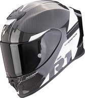 Scorpion Exo R1 Evo Carbon Air Rally Black-White XL - Maat XL - Helm