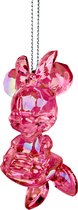 Ornament acryl minnie l8cm roze
