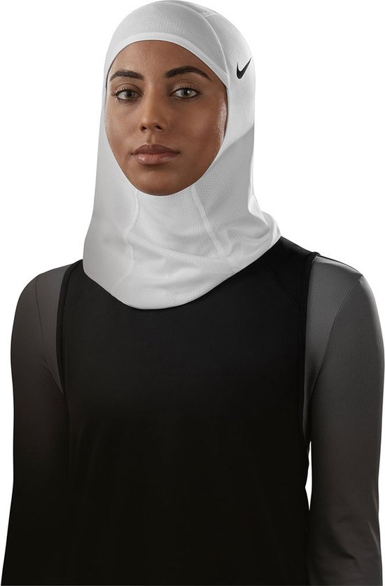 Nike Pro Hijab Wit - Maat XS/S
