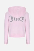 Juicy Couture Caviar robertson diamante track top with pants Cherry blossom L/M