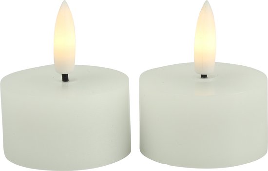 Toboggan aux bougies chauffe-plat. 4CM LED Lyon s2 blanc
