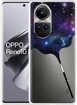 Cazy Hoesje geschikt voor Oppo Reno10 Pro 5G Galaxy Toverstaf