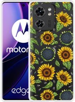 Cazy Hoesje geschikt voor Motorola Edge 40 Sunflowers