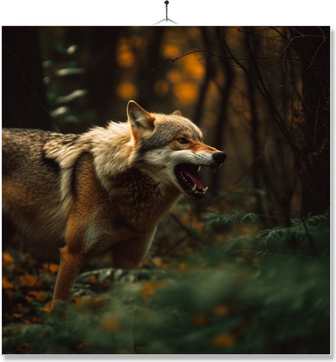 Tegel Met Opdruk | Wolf