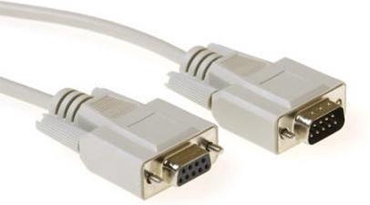 Image of ACT 3 meter Seriële 1:1 aansluitkabel 9 pin D-sub male - 9 pin D-sub female AK2306