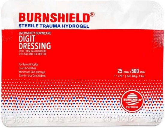 Burnshield steriele Kompressen 2,5 x 50 cm - Burnshield