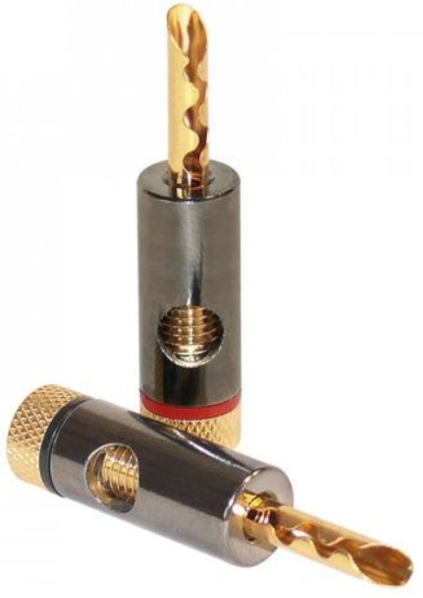 Dynavox High-End banaanstekker - Set van 4 stuks