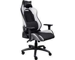 Trust GXT 714W Ruya - Ergonomische Gamestoel - 3D-armleuningen - Ademende Stof en PU-leer - Tot 150 kg - Wit