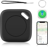 Smarttag Bluetooth-sleutelzoeker, geschikt voor iOS "Zoek Mijn", Bluetooth-tracker Global Tracking voor koffers, portemonnee, huisdieren, sleutels, ouderen, kinderen - Zwart