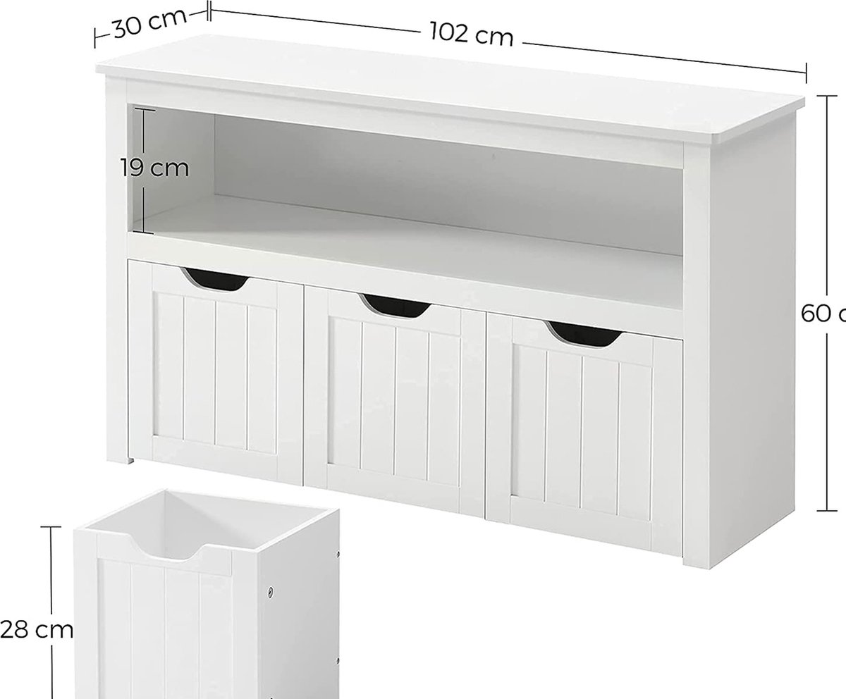 HelloHome Opbergsysteem voor Speelgoed, Wit