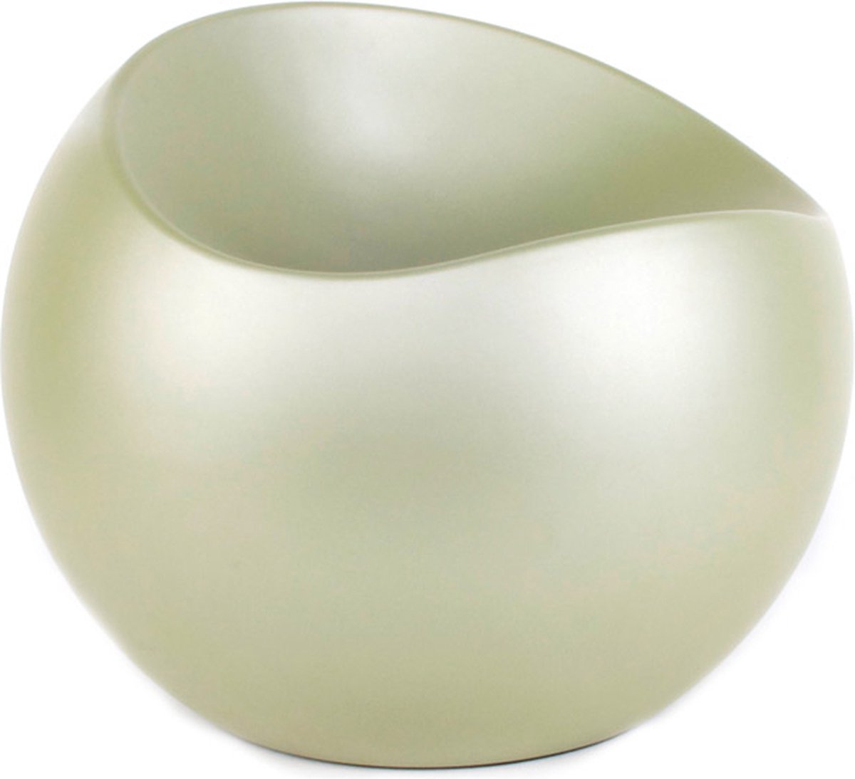XLBoom Smaragd Mat Ball Chair - Loungebank - Gerecycleerd ABS - 55 × 55 × 50 cm