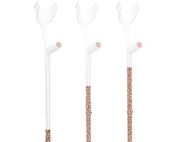MyCover Luipaard - 1 stuk - Trendy hoes voor krukken en wandelstokken, past op elke kruk of wandelstok, elastische stof, wasbaar 40°C, verschillende patronen - Excl. Kruk