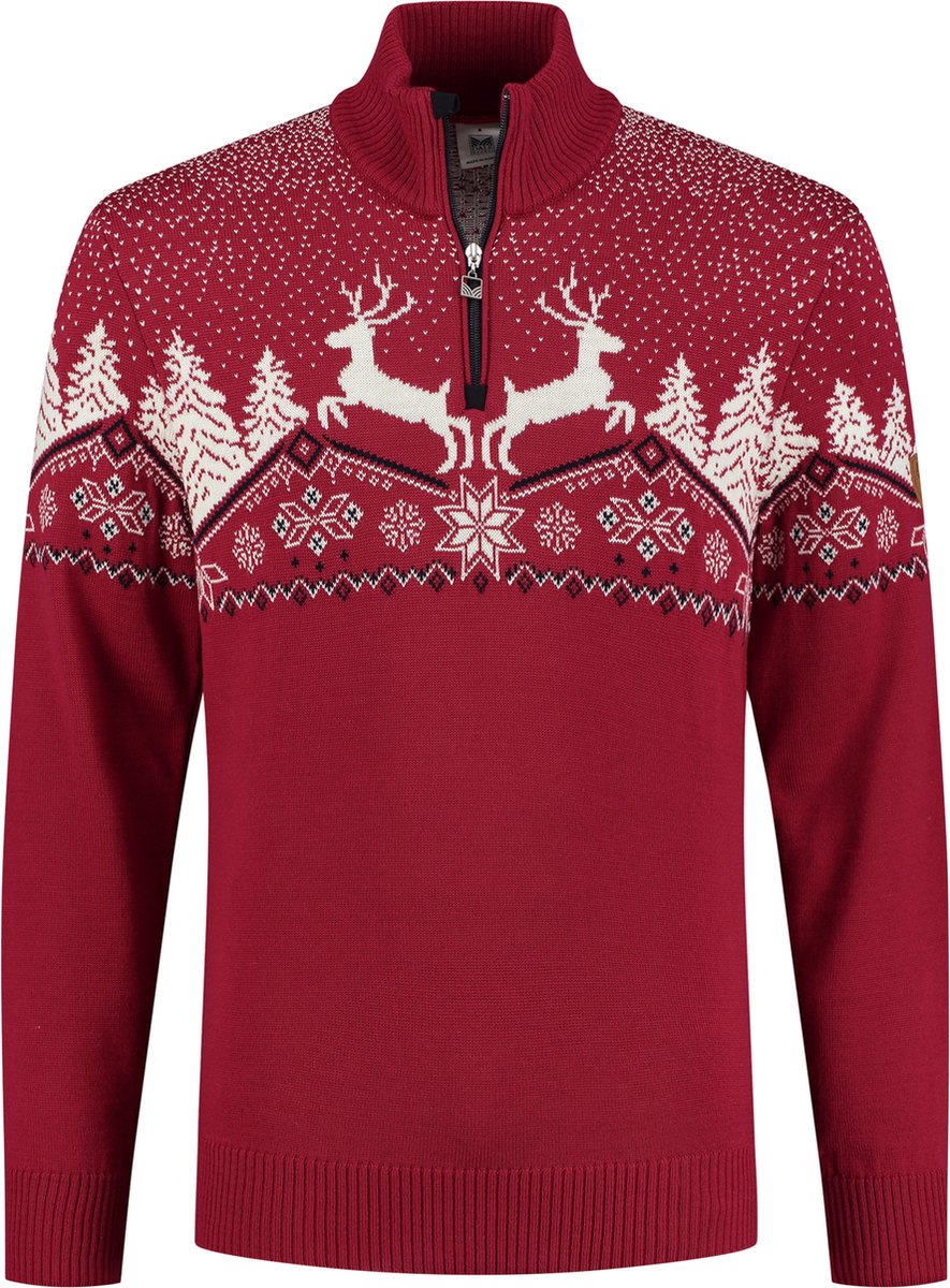 Dale of Norway, Pullover "Reindeer" Rood. Maat 3XL