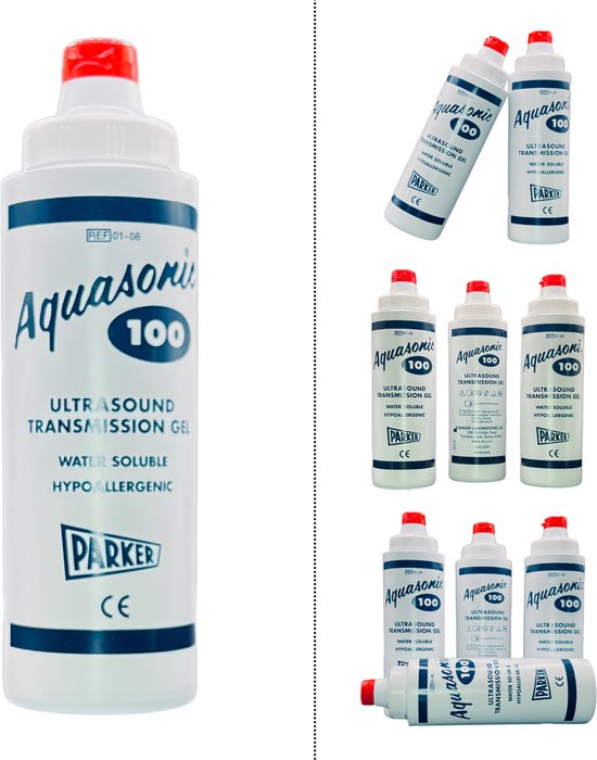 Embrace Life - Aquasonic® 100 - Ultrasound Transmission Gel - Baby Doppler Gel - Ultrasound Gel - Electrogel - Echo Gel - Huidvriendelijk - Zwangerschap cadeau vrouw - 250ml