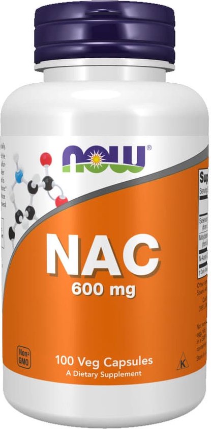 Now Foods - N-Acetyl Cysteine (NAC) - 100 Vegicaps - Now Foods