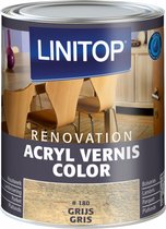 Linitop Acryl Vernis Color 250 ml Kleur 180 Grijs