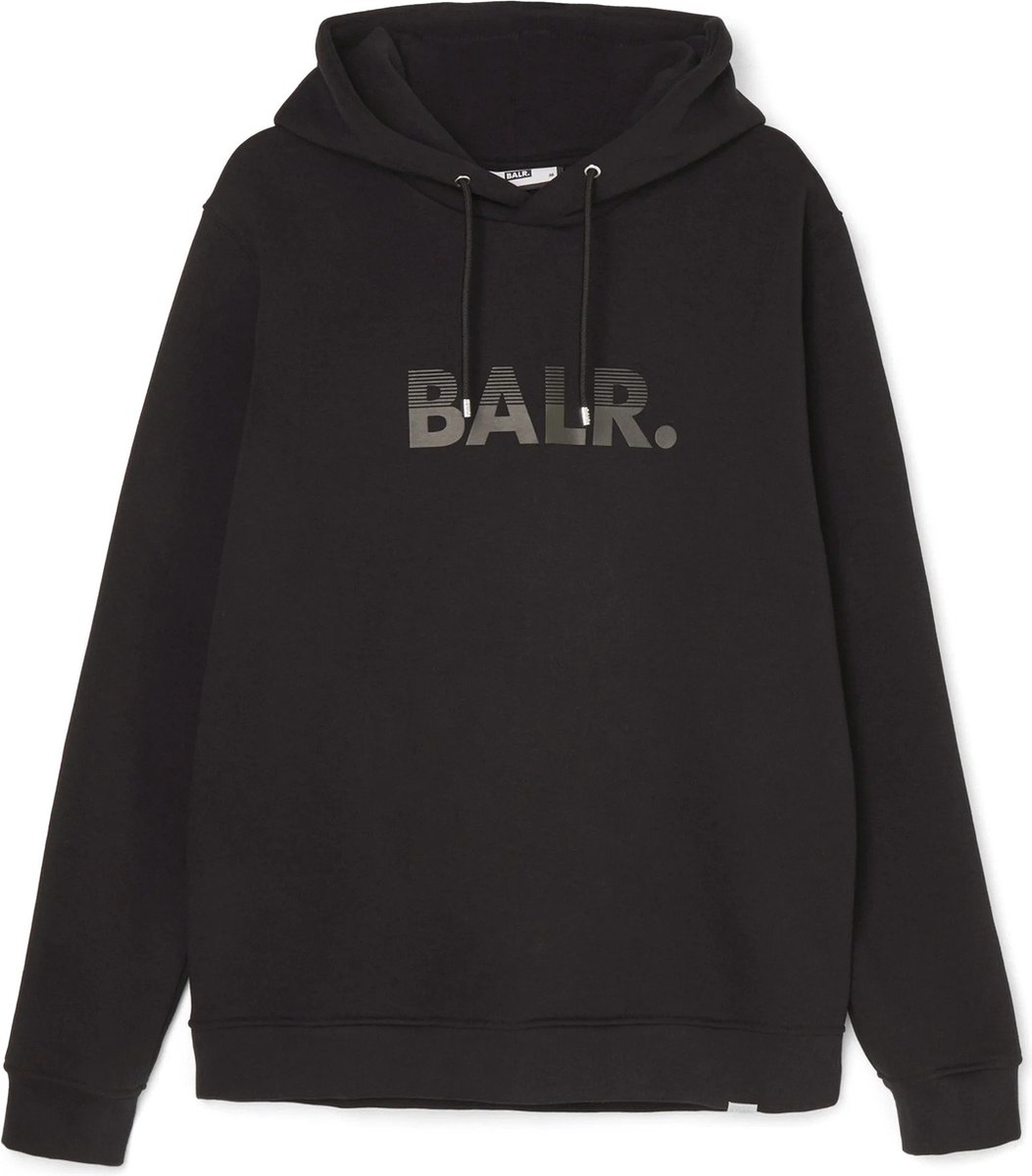 BALR. - Heren Hoodies Olaf Straight Hoodie - Zwart - Maat M