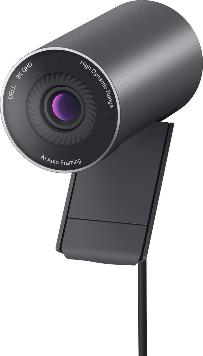 Dell WB5023 Quad HD Webcam - Zwart