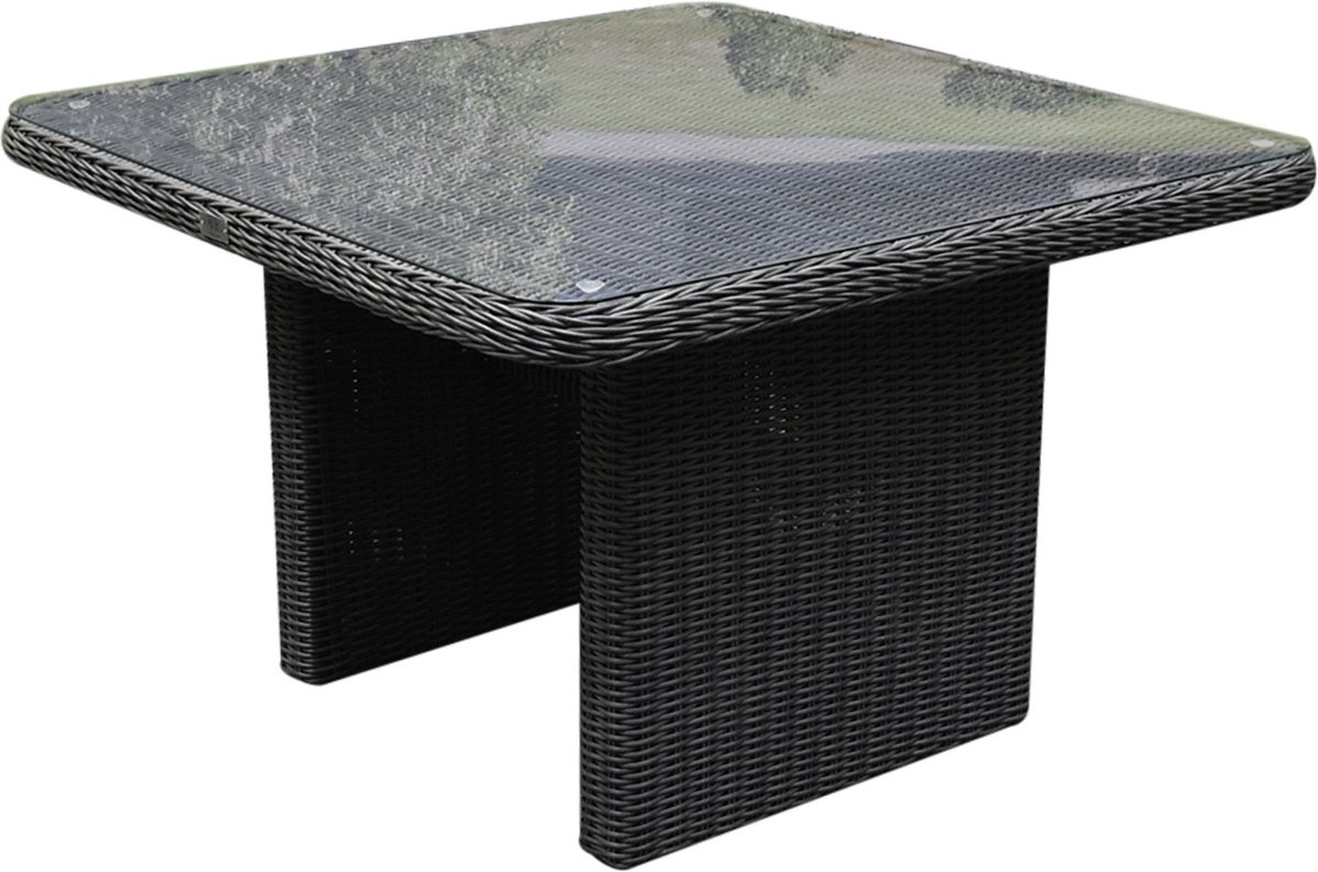 AVH-Collectie Bilbao premium lounge-diningtafel 110x110xH70 cm antraciet