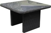 Table salon-salle à manger Bilbao premium 110x110xH70 cm anthracite