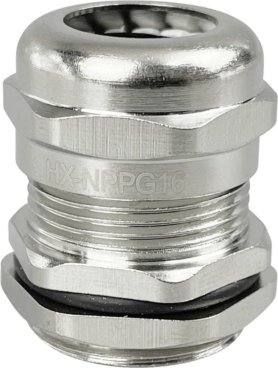 TRU COMPONENTS TC-10302884 Wartel PG16 Messing (vernikkeld) Metaal 1 stuk(s)