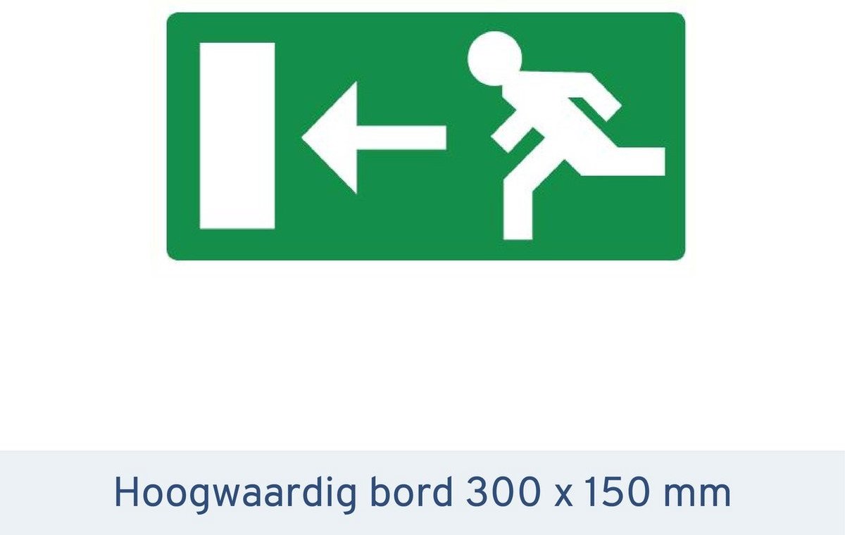 Prolumia LED Pro-Portal - 40010040 / Nooduitgang sticker - Omhoog, t.b