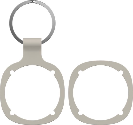 Een Fresh 'n Rebel Smart Finder houder en een ring in de kleur Silky Sand.