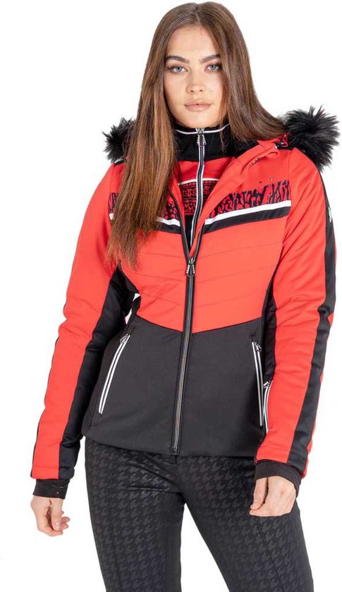 Dare2b Dynamite Jas Rood,Zwart 10 Vrouw