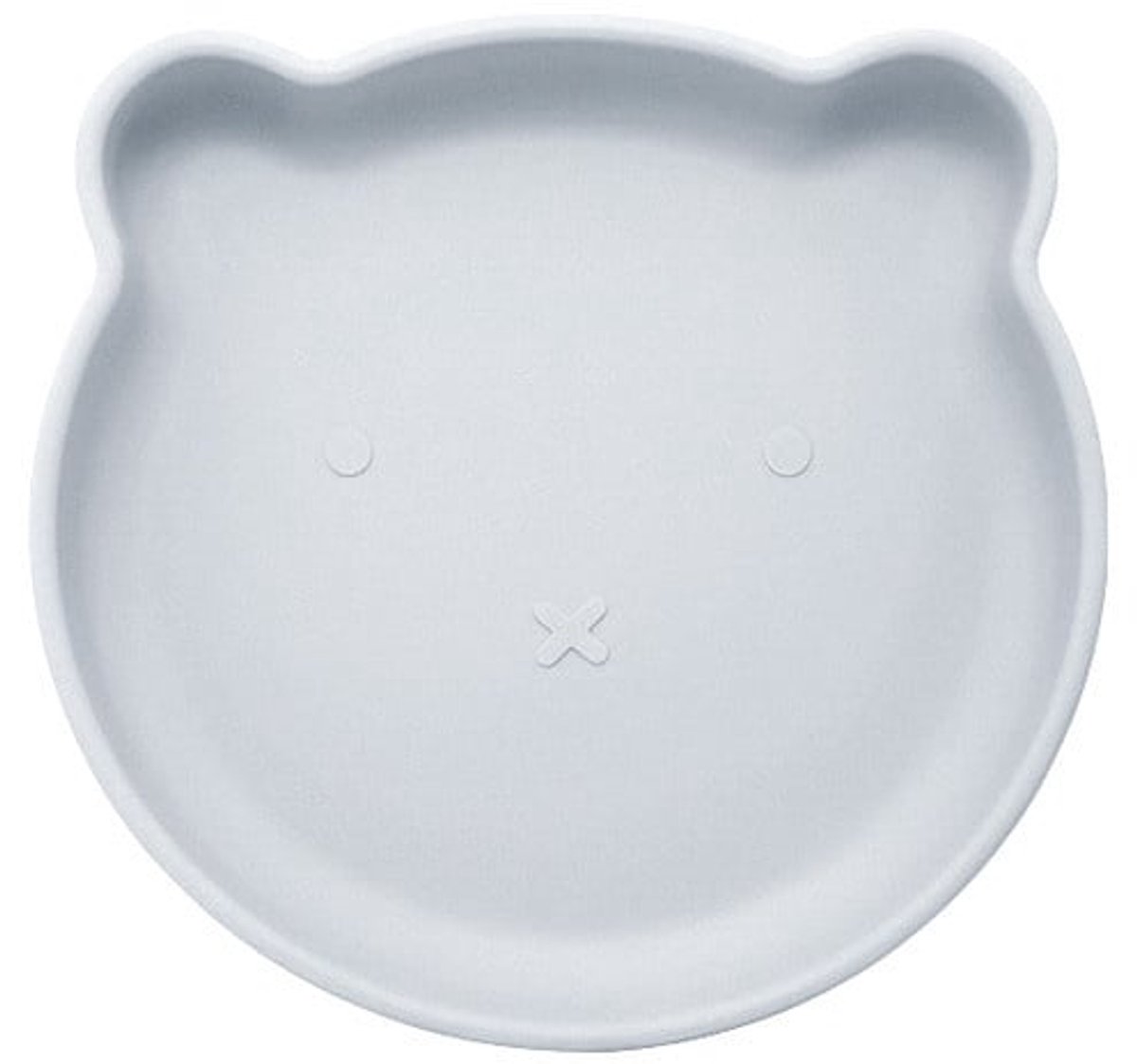 Goedkoopste Dutsi - Beertje Serie - Siliconen Babybord - Beertje Ontwerp - 18 cm - Grijsblauw