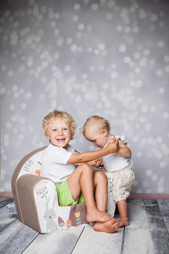 Kinderzetel - Kinderfauteuil - Peuterstoeltje - Dieren - Bos - Bruin van Kinder — afbeelding 4