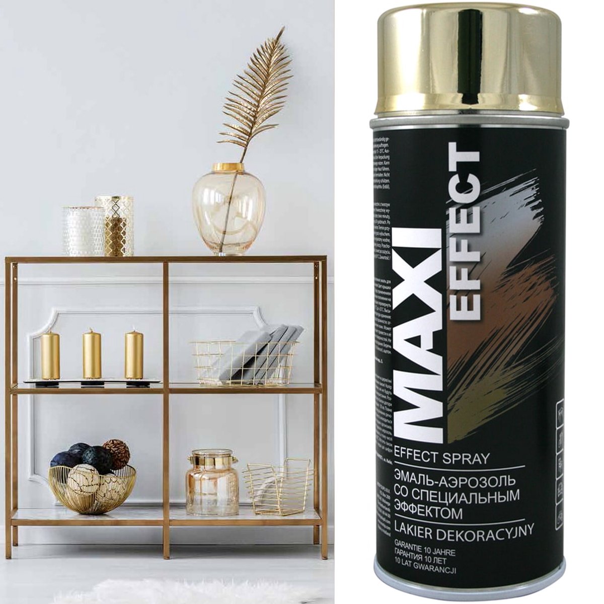 Maxi Color - Goud Effect spray - 400 ml