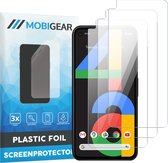 Mobigear Screenprotector geschikt voor Google Pixel 4a | Mobigear Screenprotector Folie - Case Friendly (3-Pack)