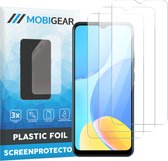 Mobigear Screenprotector geschikt voor OPPO A15 | Mobigear Screenprotector Folie - Case Friendly (3-Pack)