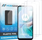 Mobigear - Screenprotector geschikt voor Motorola Moto G41 | Mobigear Screenprotector Folie - Case Friendly (3-Pack)