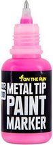 On the Run - Metal Tip Paint Marker - verfstift - 2-3mm punt - 20ml - Pink