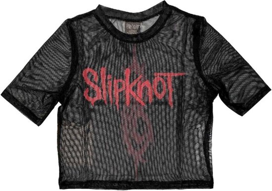 Slipknot - Logo Crop top - XXS - Zwart