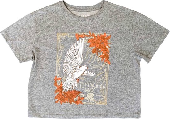 Fleetwood Mac - Crop top Dove - XL - Grijs