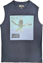Nirvana - Nevermind Album Tanktop - 2XL - Blauw