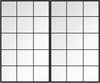 vidaXL - Wandspiegels - 2 - st - 100x60 - cm - metaal - zwart