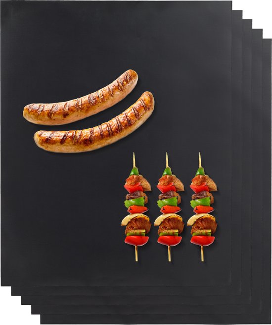 Alckijy BBQ-grillmat, heavy duty graad non-stick grillmatten voor