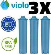 3 x VIOLO waterfilter voor Jura koffiemachines - vervanging voor het Jura Claris Blue filter 3 stuks!