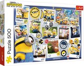 Trefl - Puzzles - "500" - Crazy photo collection / Universal Minions the rise of Gru