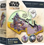 Trefl - Puzzles - "160 Wooden Shaped Puzzles" - The Mandalorian - Reunite / Lucasfilm Star Wars The Mandalorian FSC Mix 70%