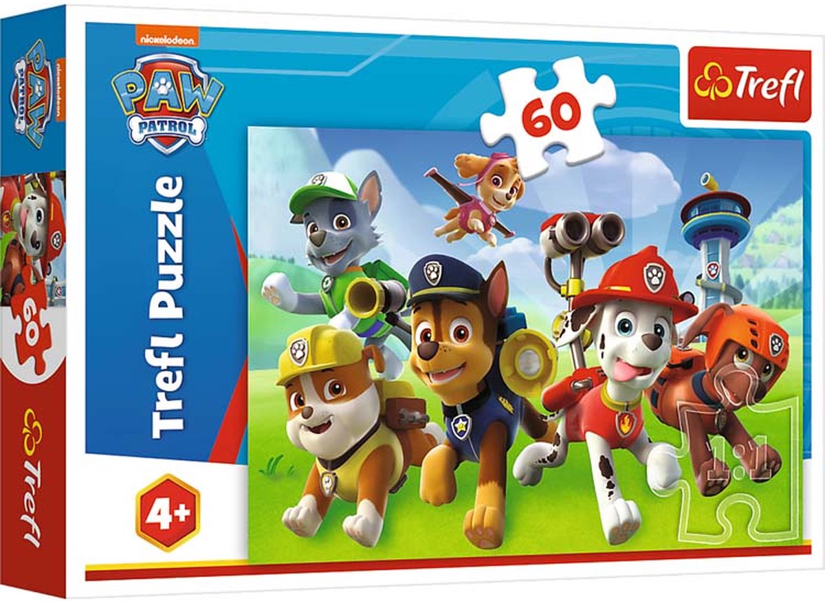 Trefl Paw Patrol puzzel - 60 stukjes