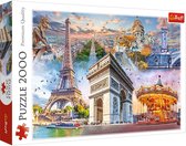 Trefl - Puzzles - "2000" - Weekend in Paris