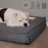 Huggles Hondenkussen Phenix - Design Hondenbed - Comfortabel Luxe - 100cm - L - Grijs