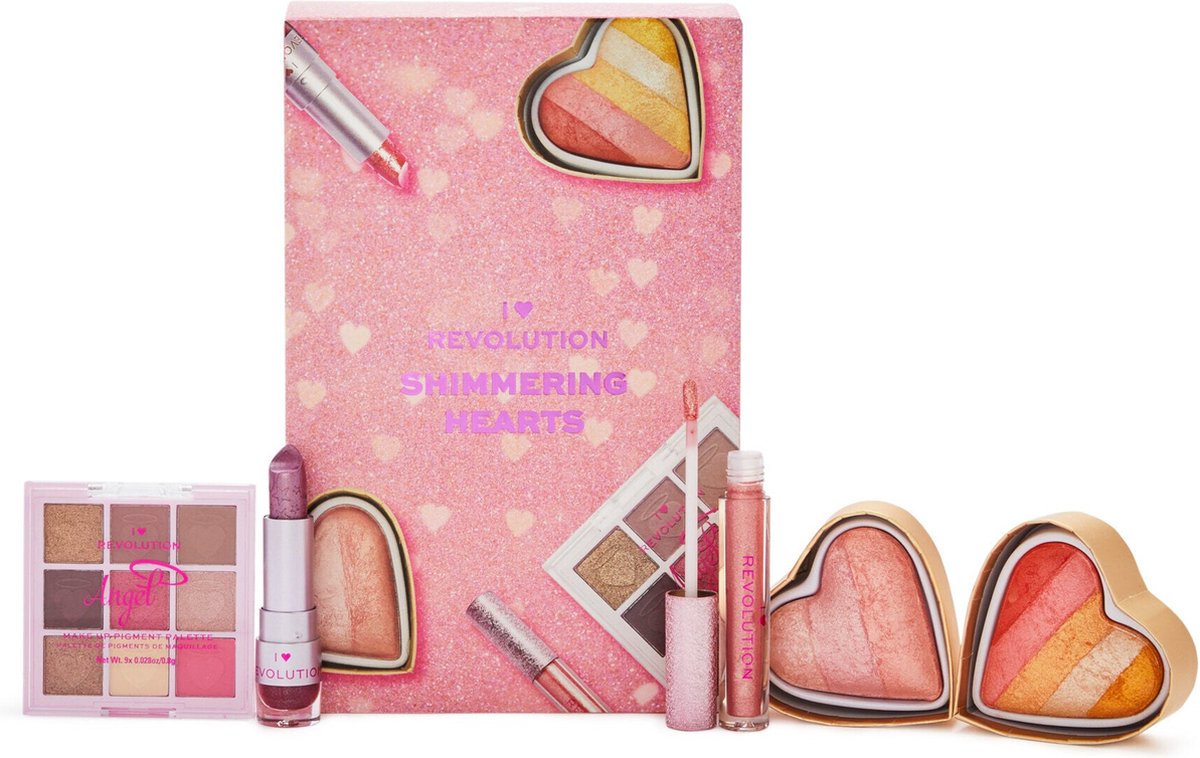 Revolution Beauty - Shimmering Hearts Box
