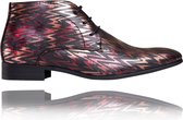 Magic Thunder High - Maat 45 - Lureaux - Kleurrijke Schoenen Voor Heren - Veterschoenen Met Print