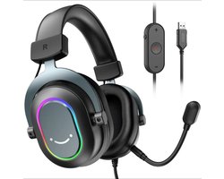 RGB Gaming Headset - Fifine - Playstation XBOX PRC MAC OS - HD Audio - Surround sound