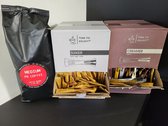 PR Coffee Medium 1 kg + bâtonnets de sucre TTE distributeur 600 pièces + bâtonnets de crème TTE distributeur 600 pièces | ensemble d'avantages | offre combinée